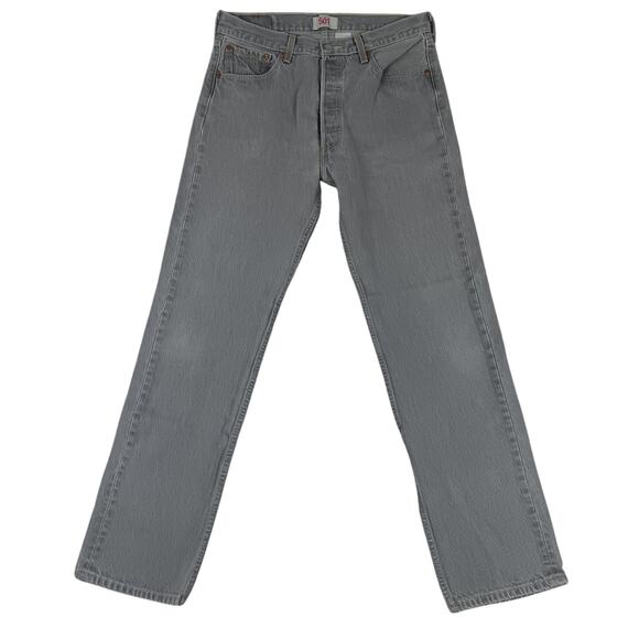 Levis 501XX Vintage Jeans Mens 32X32 Light Greystone Regular Straight Button Fly - Picture 3 of 12